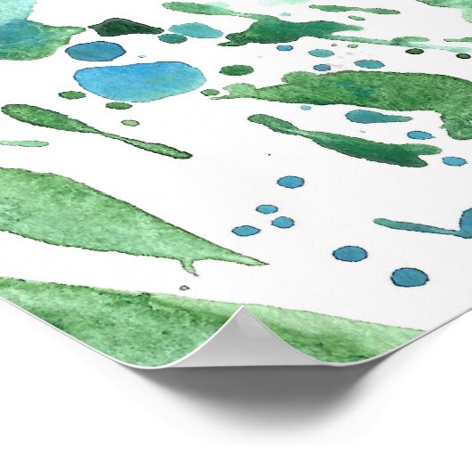 抽象芸術畑 ポスター (角)