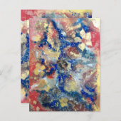 抽象芸術番号1 ポストカード (正面/裏面)