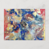 抽象芸術番号1 ポストカード (裏面)