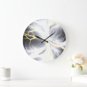 抽象芸術発光エネルギー木時計 ラージ壁時計 (ホーム)