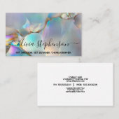 抽象芸術発光 名刺 (正面/裏面)