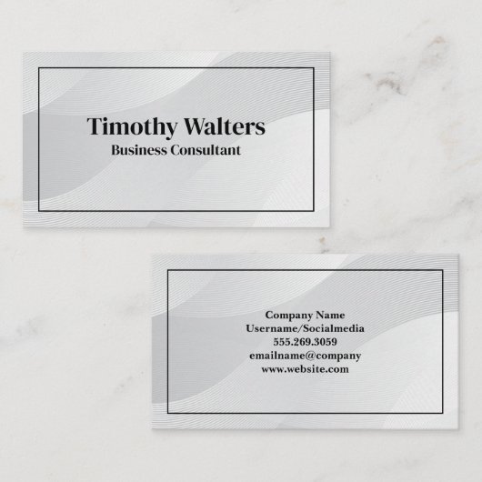 抽象芸術白ストライプ色のグラデーションベクトル背景 名刺 (正面/裏面)