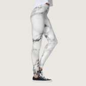 抽象芸術白大理石 レギンス (右)