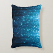 抽象芸術白熱［赤熱］光を放つ背景 アクセントクッション (正面(垂直))