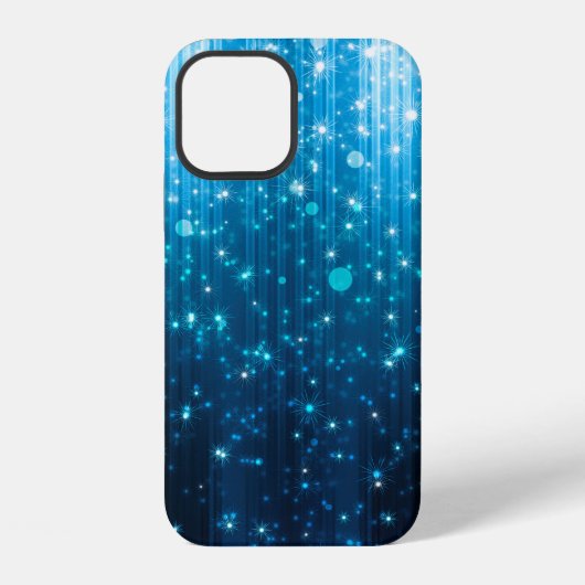 抽象芸術白熱［赤熱］光を放つ背景 iPhoneケース (裏面)