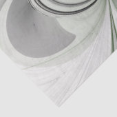 抽象芸術白黒と緑のフラクタルアート 薄葉紙 (詳細)