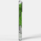 抽象芸術白黒と緑のフラクタルアート Case-Mate iPhoneケース (裏面 / 右)