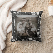 抽象芸術白黒は発生 クッション (ブランケット)