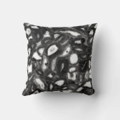 抽象芸術白黒は発生 クッション (裏面)
