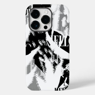 抽象芸術白黒グレー Case-Mate iPhone 14 PROケース