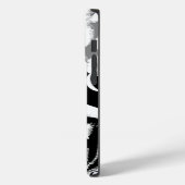 抽象芸術白黒グレー Case-Mate iPhoneケース (裏面 / 左)