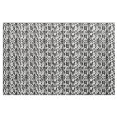 抽象芸術白黒ゼブラアニマルプリントパターン ファブリック (ヤード)