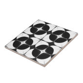 抽象芸術白黒パターン タイル (側面)