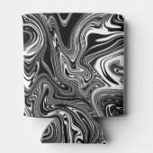 抽象芸術白黒大理石 缶クーラー (裏面)