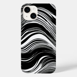 抽象芸術白黒波 Case-Mate iPhone 14ケース