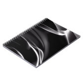 抽象芸術白黒煙 ノートブック (左側)