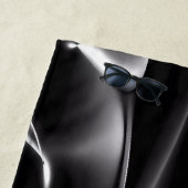 抽象芸術白黒煙 ビーチタオル (インサイチュ)