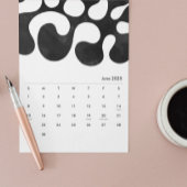 抽象芸術白黒美術カレンダー カレンダー