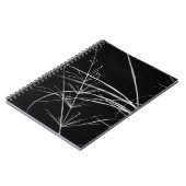 抽象芸術白黒自然ノートブック ノートブック (左側)