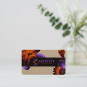抽象芸術相談用名刺 名刺 (スタンド正面)