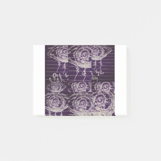 抽象芸術眼 ポストイット (正面)