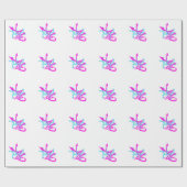 抽象芸術矢印の折り返し紙 ラッピングペーパー (フラット)