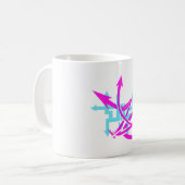 抽象芸術矢印マグカップ コーヒーマグカップ (正面左)