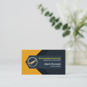 抽象芸術矢印航空物流パイロット 名刺 (スタンド正面)