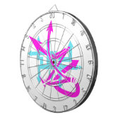 抽象芸術矢印 ダーツボード (正面右)