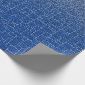 抽象芸術石のテクスチャレンガ装飾ナビ ラッピングペーパー (角)