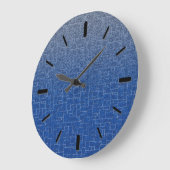 抽象芸術石のテクスチャレンガ装飾ナビ ラージ壁時計 (傾斜)