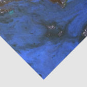 抽象芸術石の大理石テクスチャ海軍ダークオレンジ色のfi 薄葉紙 (詳細)