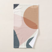 抽象芸術石の形状フィナ#2 #geometric #wall バスタオルセット (ハンドタオル)