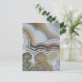 抽象芸術石マクロ ポストカード (スタンド正面)