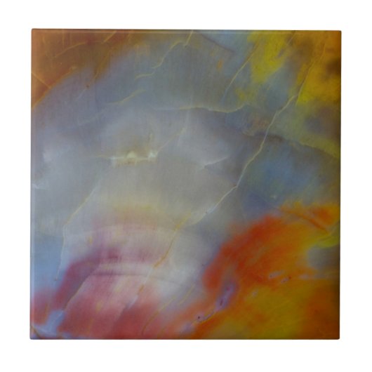 抽象芸術石化木材クローズアップ タイル (正面)