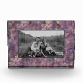 抽象芸術石英大理石花崗岩 フォトブロック (正面)