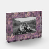 抽象芸術石英大理石花崗岩 フォトブロック (左)