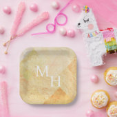 抽象芸術砂岩マーブル ペーパープレート (パーティー)