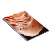 抽象芸術砂岩渓谷 ノートブック (右側)