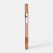 抽象芸術砂漠の山の風景パーソナライズされた iPhone 16ケース (左側面)