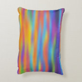 抽象芸術砂漠サンセットスカイアートワーク アクセントクッション (裏面(縦))