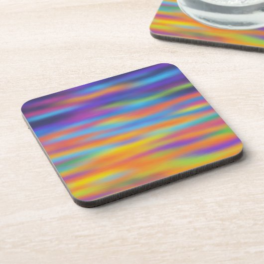 抽象芸術砂漠サンセットスカイアートワーク コースター (左側)