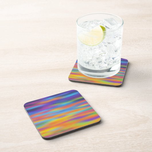 抽象芸術砂漠サンセットスカイアートワーク コースター (右側)