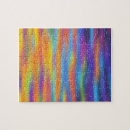 抽象芸術砂漠サンセットスカイアートワーク ジグソーパズル (横)