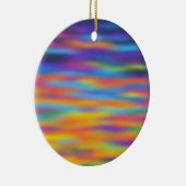 抽象芸術砂漠サンセットスカイアートワーク セラミックオーナメント (右)