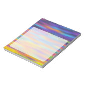 抽象芸術砂漠サンセットスカイアートワーク ノートパッド (回転)