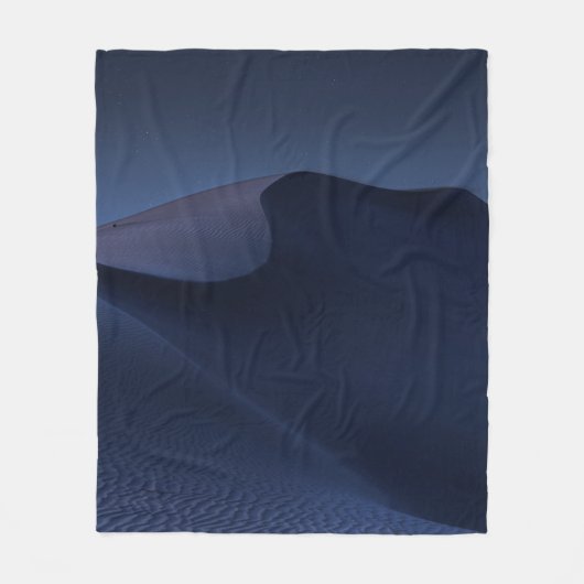 抽象芸術砂漠 フリースブランケット (正面)