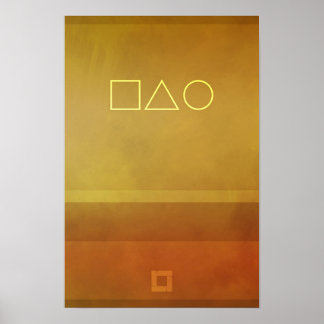 抽象芸術磁性モダン05 - -01 ポスター