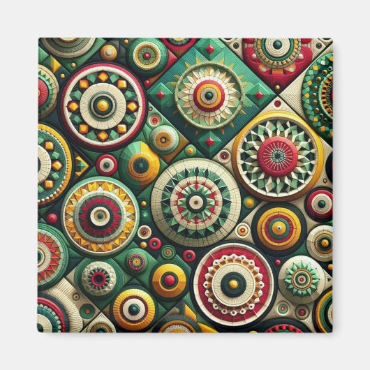 抽象芸術磁石 マグネット (正面)