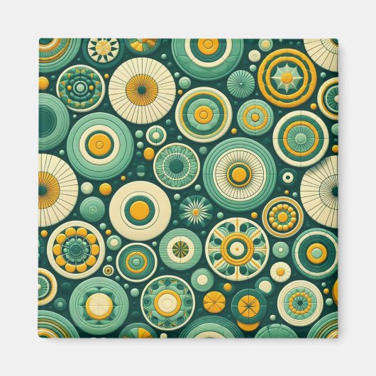 抽象芸術磁石 マグネット (正面)